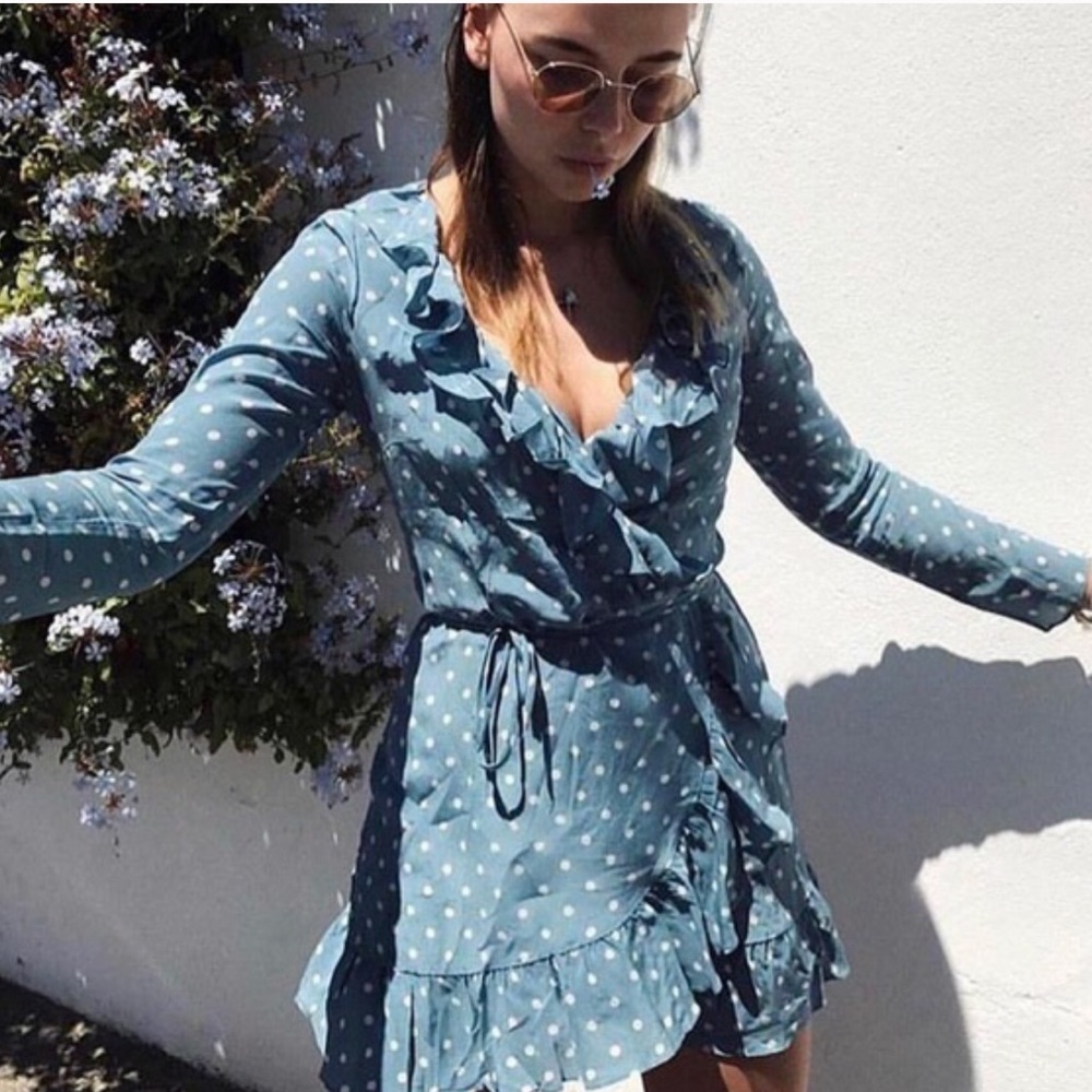 SOLD Réalisation Par The Alexandra Blue Dress
